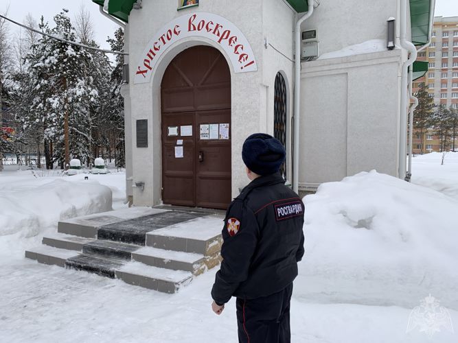 В Югре сотрудники Росгвардии приступили к подготовительным мероприятиям по охране общественного порядка в Крещение 