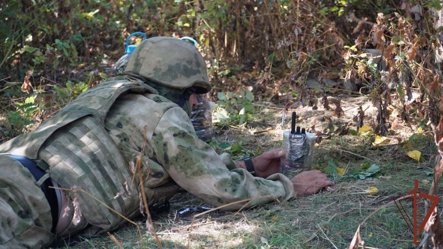Росгвардейцы обнаружили схрон и обезвредили СВУ в ходе СВО