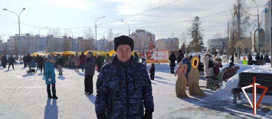 Росгвардия обеспечила правопорядок и безопасность во время празднования Масленницы в Югре