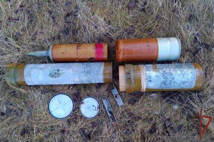 Более 130 танковых снарядов обнаружили росгвардейцы в Херсонской области (видео)