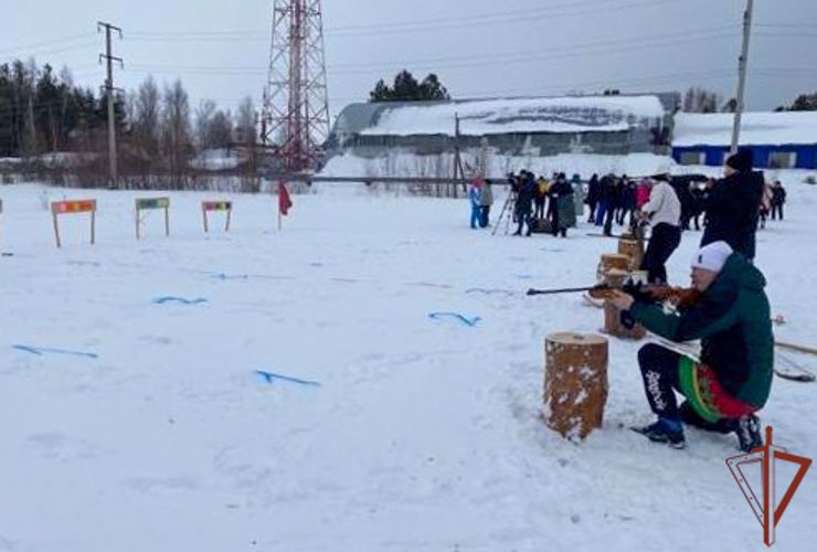 В соревнованиях по национальным видам спорта в Югре первое место занял сотрудник Росгвардии (ВИДЕО)