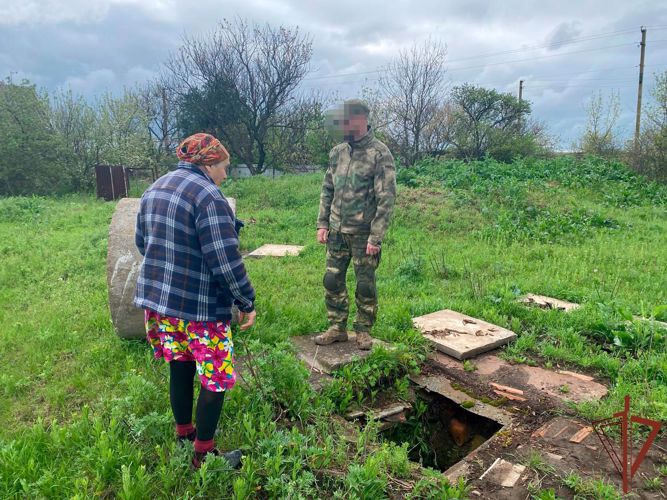 Росгвардейцы оказали помощь пожилой жительнице Херсонской области