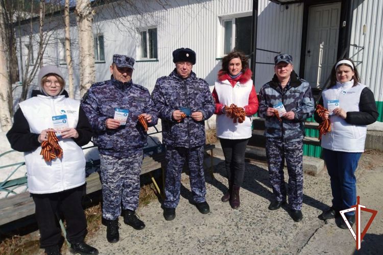Росгвардия проводит комплекс мероприятий, посвященных акции «Георгиевская ленточка» в Югре