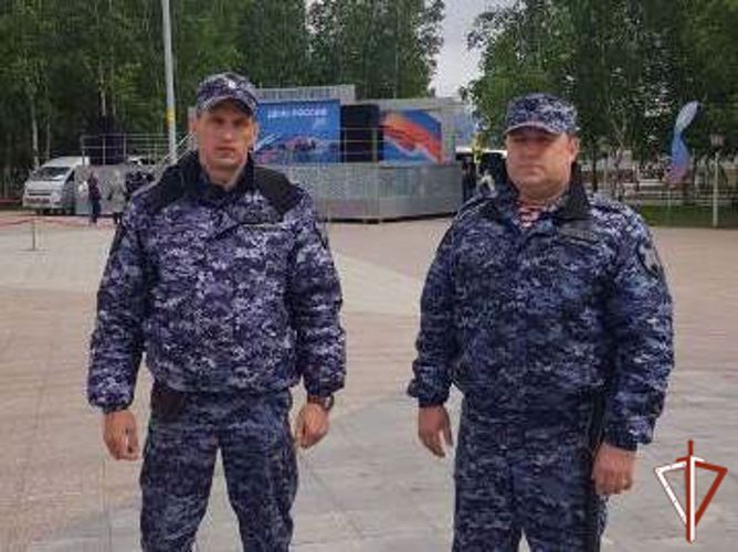 В Югре Росгвардия обеспечила безопасность мероприятий, проводимых ко Дню России 