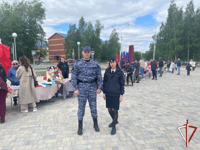 В Югре Росгвардия обеспечила безопасность мероприятий, проводимых ко Дню России 