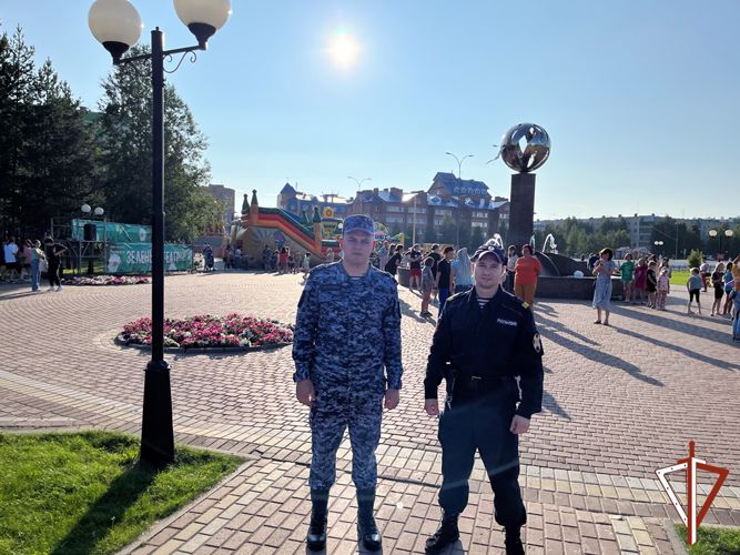Росгвардия обеспечила правопорядок в период празднования Дня ВДВ в Югре