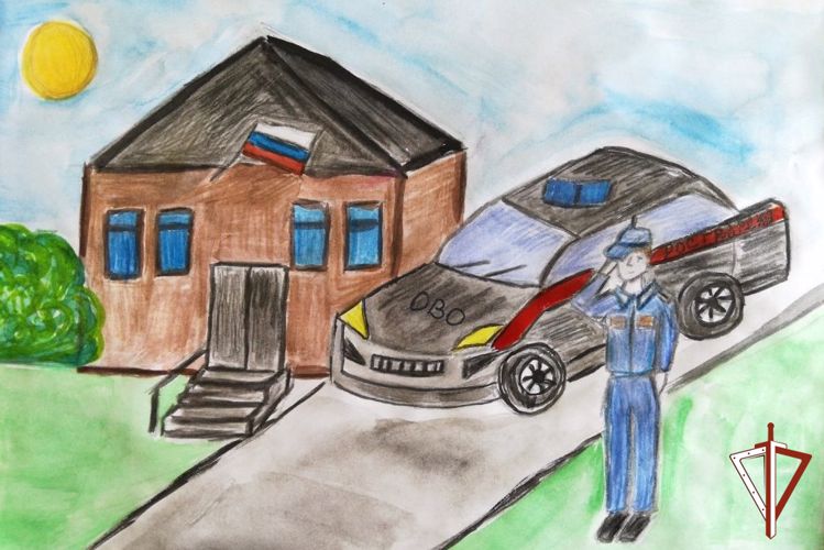 В Югре росгвардейцы и члены их семей поддержали онлайн-флешмоб «Цвета российского флага»