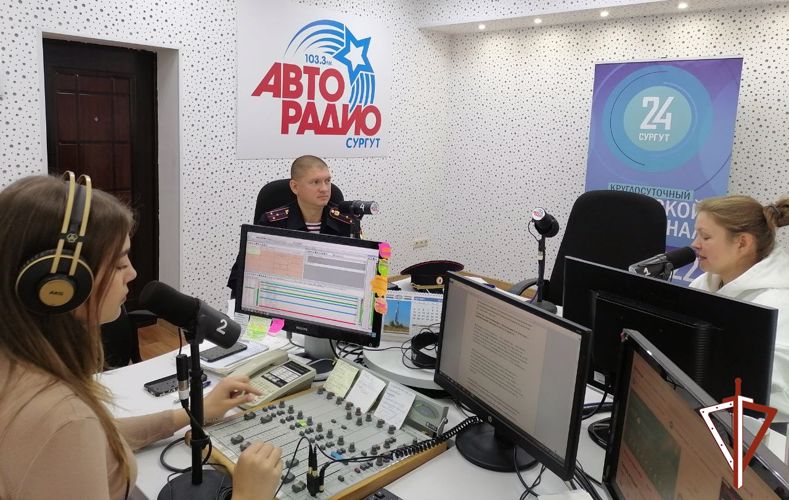 Офицер  Росгвардии стал участником радиоэфира на «Авторадио» в Югре