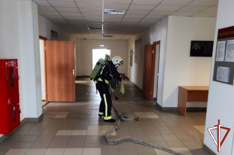 В подразделениях Росгвардии, дислоцируемых в Югре, прошли пожарно-профилактические мероприятия