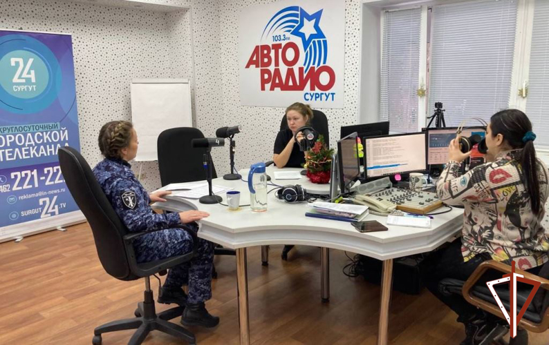 Росгвардия в прямом эфире «Авторадио. Сургут» озвучила меры профилактики при обращении с оружием и пиротехникой