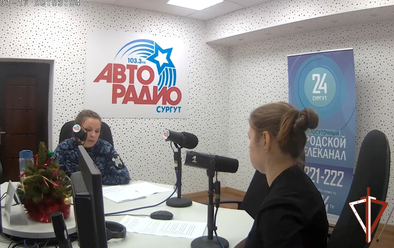 Росгвардия в прямом эфире «Авторадио. Сургут» озвучила меры профилактики при обращении с оружием и пиротехникой