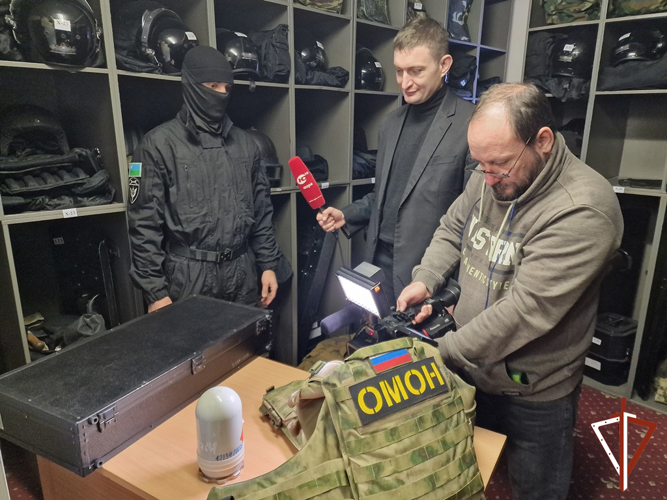 Росгвардия рассказала журналистам телерадиокомпании «Югра» о работе специалистов инженерной службы