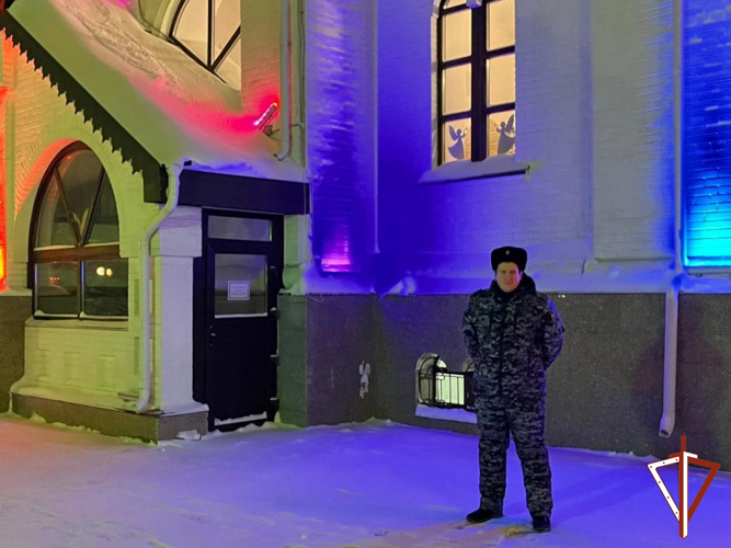 Росгвардейцы выполнили задачи по обеспечению безопасности югорчан во время празднования Рождества Христова