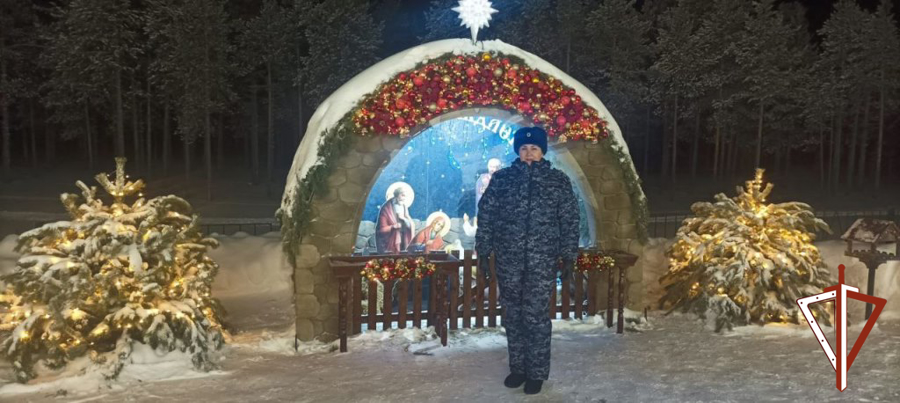 Росгвардейцы выполнили задачи по обеспечению безопасности югорчан во время празднования Рождества Христова