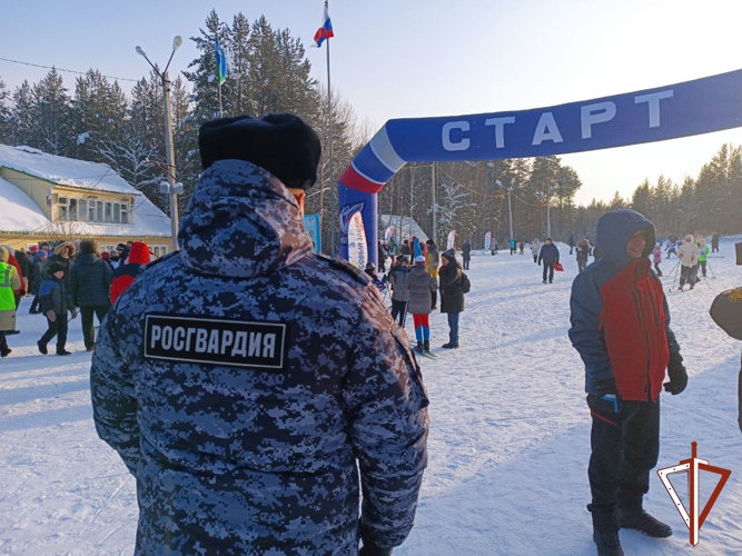 Росгвардия обеспечила безопасность проведения XLII Всероссийской массовой лыжной гонки «Лыжня России» в Югре