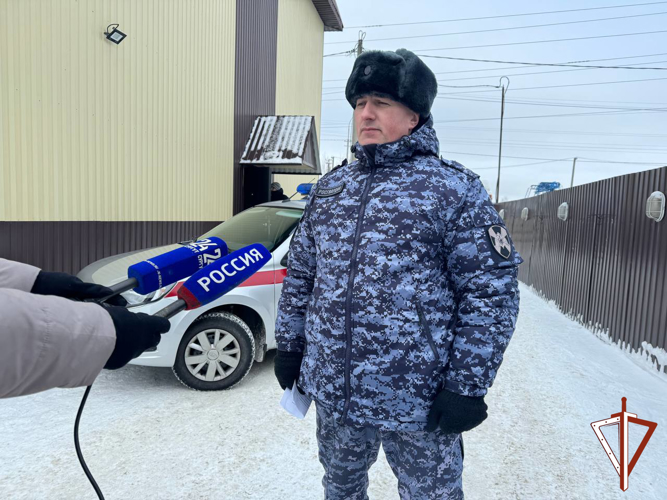 Росгвардия продемонстировала съемочной группе телеканала «Россия» действия по сигналу тревоги в Югре
