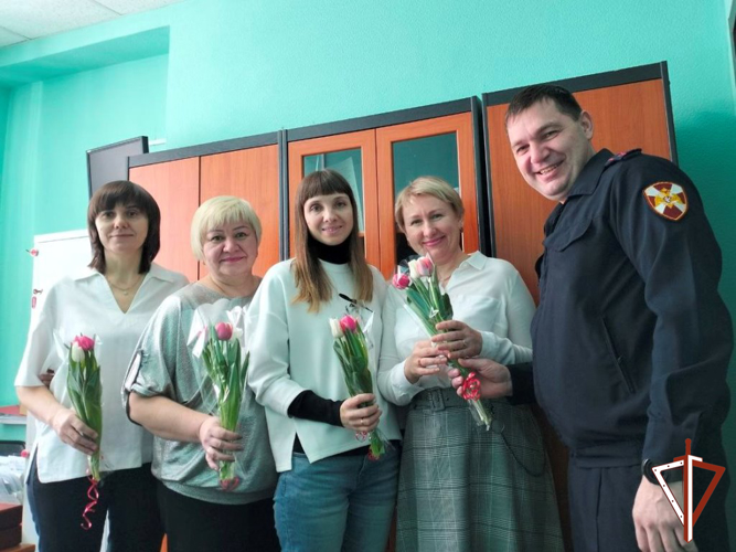 В  Управлении Росгвардии по ХМАО – Югре состоялись торжества, посвященные Международному женскому дню (ВИДЕО)