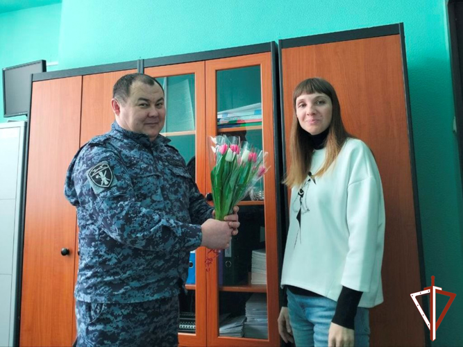 В  Управлении Росгвардии по ХМАО – Югре состоялись торжества, посвященные Международному женскому дню (ВИДЕО)