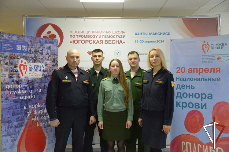 Военнослужащие и сотрудники Росгвардии в Национальный день донора отмечены благодарственными письмами  