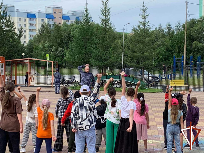Акция «Каникулы с Росгвардией» продолжается в Югре