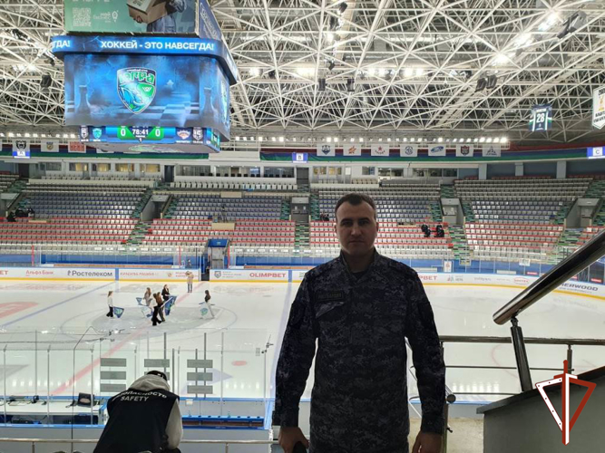 В Югре Росгвардия обеспечила правопорядок на матчах ВХЛ 