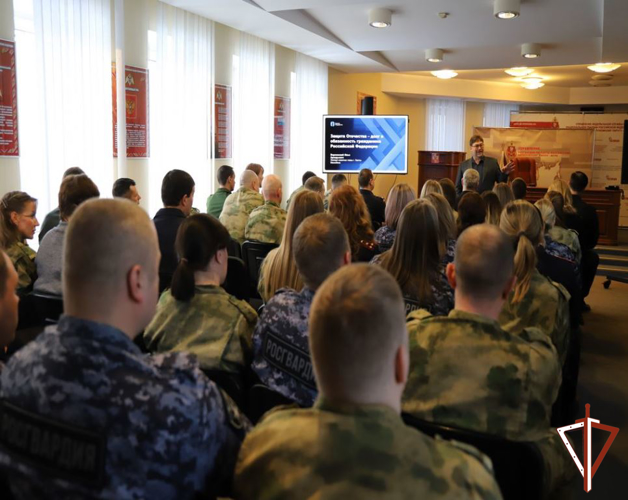 В Управлении Росгвардии по ХМАО – Югре проходят лекции  Российского общества «Знание» 