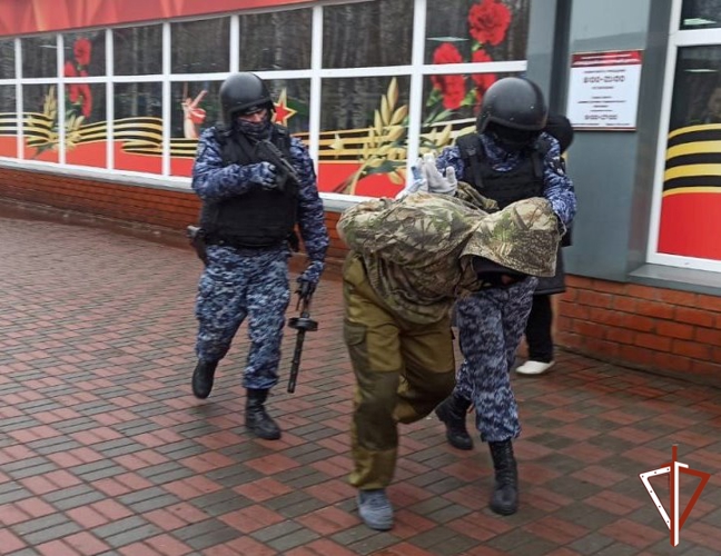 В Югре Росгвардия приняла участие во всероссийских масштабных антитеррористических учениях
