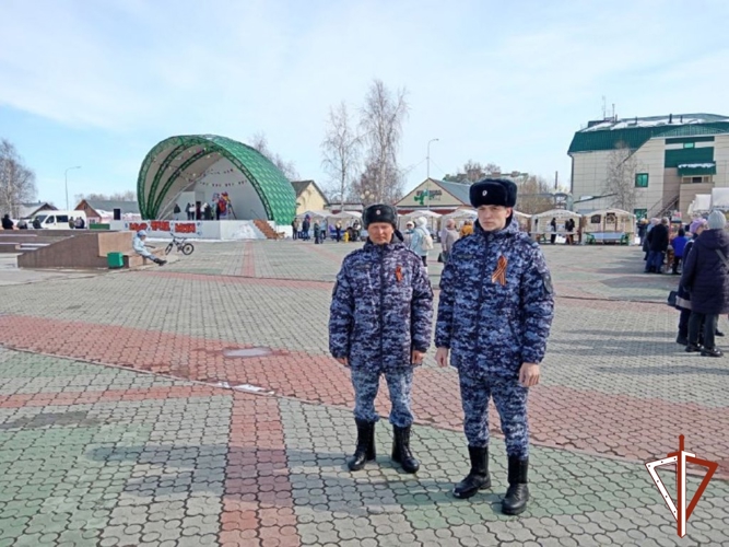В Югре Росгвардия обеспечила безопасность Дня весны и труда  