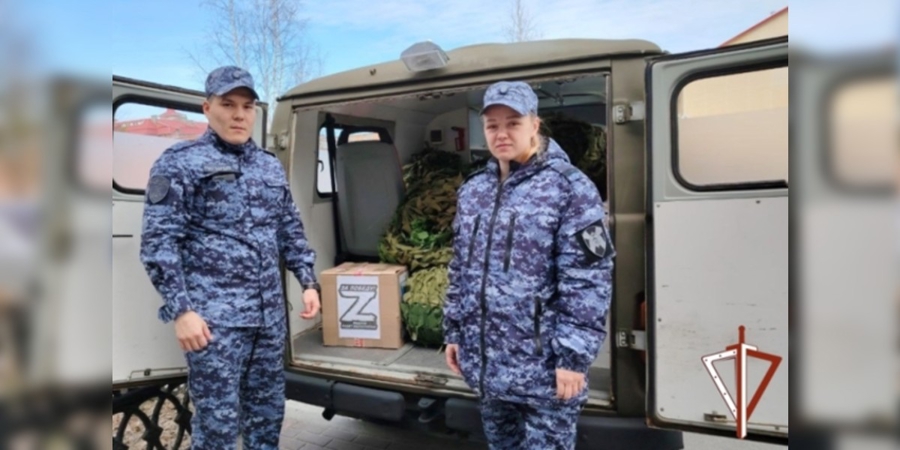 В Югре росгвардейцы организовали сбор гуманитарной помощи для нужд СВО