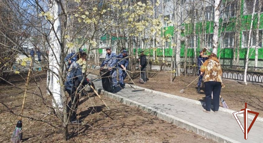 Росгвардия проводит комплекс пожарно-профилактических мероприятий по подготовке подведомственных объектов к весенне-летнему пожароопасному периоду