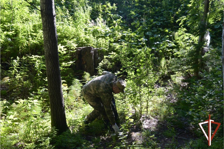 Росгвардия в Югре провела экологический субботник по очистке природного парка