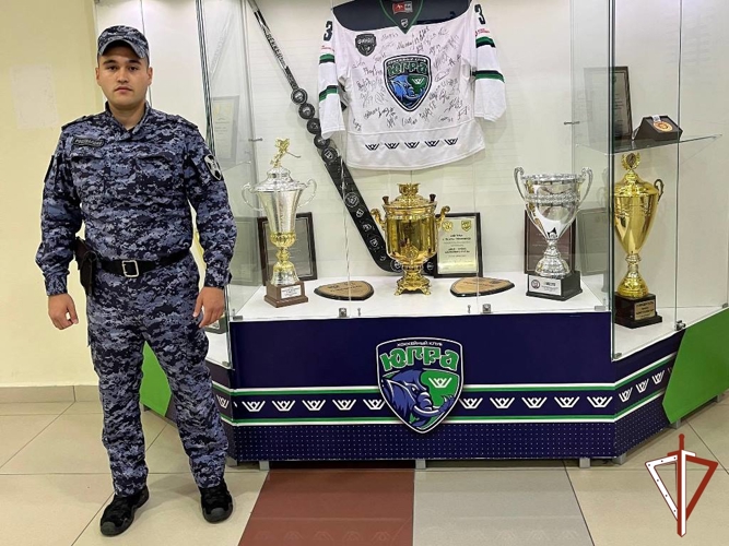 В Югре Росгвардия обеспечила правопорядок на матче ВХЛ 