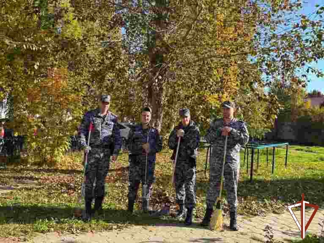 В Югре Росгвардия поддержала всероссийский экологический проект «Зеленая Россия»