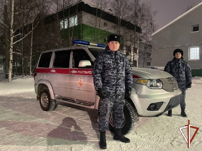 В Югре Росгвардия по «горячим следам» задержала грабителя