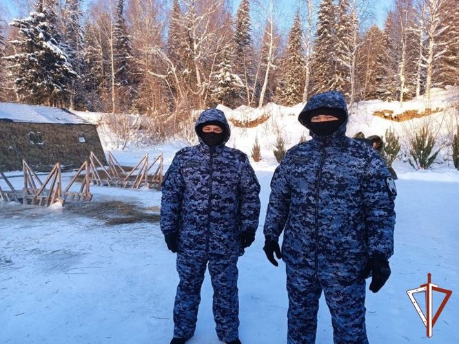 В Югре Росгвардия обеспечила безопасность во время празднования Крещения Господня