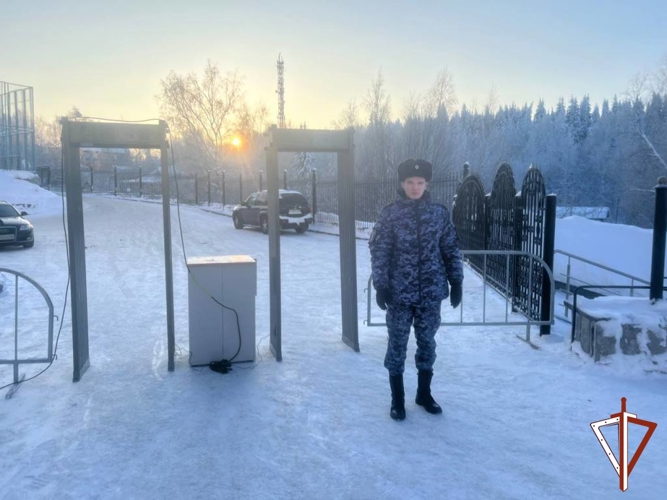 В Югре Росгвардия обеспечила безопасность во время празднования Крещения Господня