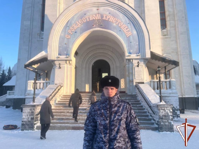 В Югре Росгвардия обеспечила безопасность во время празднования Крещения Господня