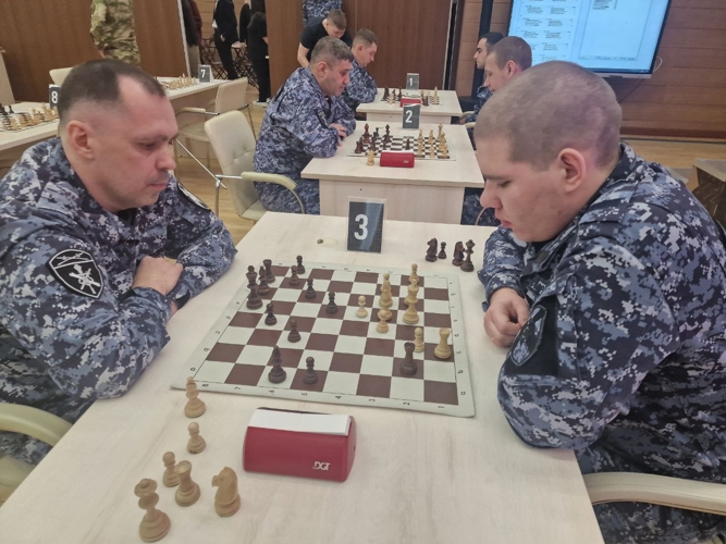 В Югре состоялся чемпионат Управления Росгвардии по ХМАО – Югре по шахматам, посвященный 10-летию войск национальной гвардии РФ и 215-летию войск правопорядка
