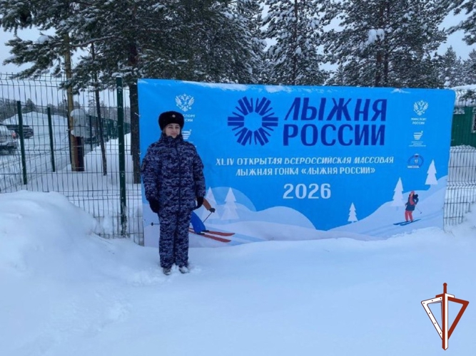 Росгвардия выполнила задачи по обеспечению безопасности проведения XLIV Всероссийской массовой лыжной гонки «Лыжня России» в Югре