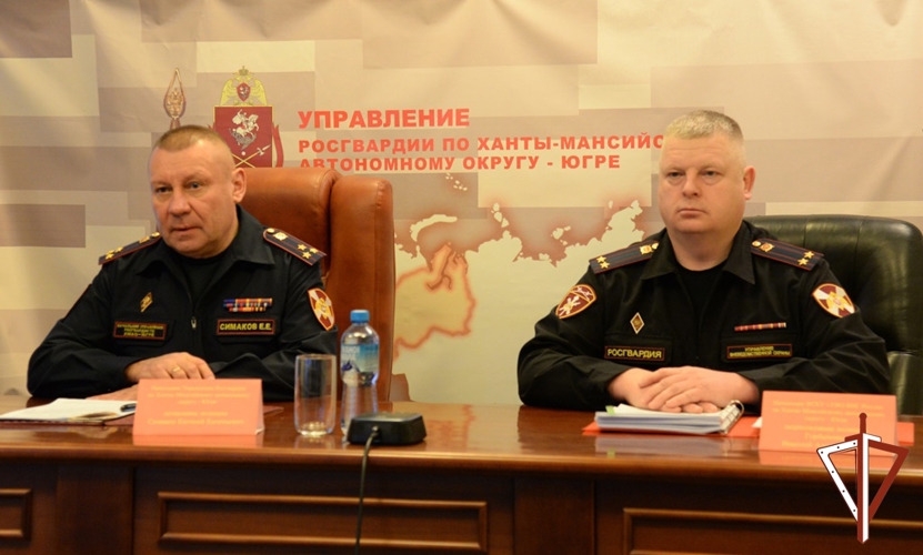 В Югре состоялся учебно-методический сбор руководителей филиалов вневедомственной охраны Росгвардии