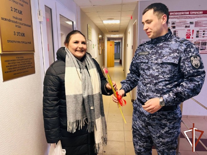 В Югре состоялась ведомственная акция «Весенний комплимент от Росгвардии»  
