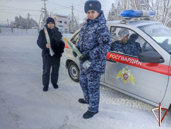 В Югре состоялась ведомственная акция «Весенний комплимент от Росгвардии»  