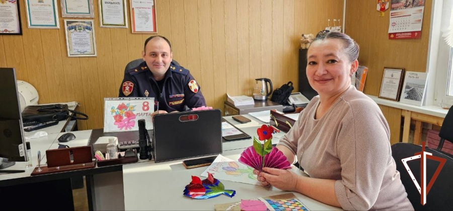 В Югре Росгвардия проводит мероприятия, посвященные Международному женскому дню