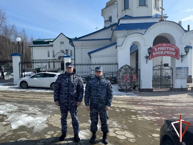 В Югре Росгвардия обеспечила правопорядок в период проведения православного праздника Красная горка