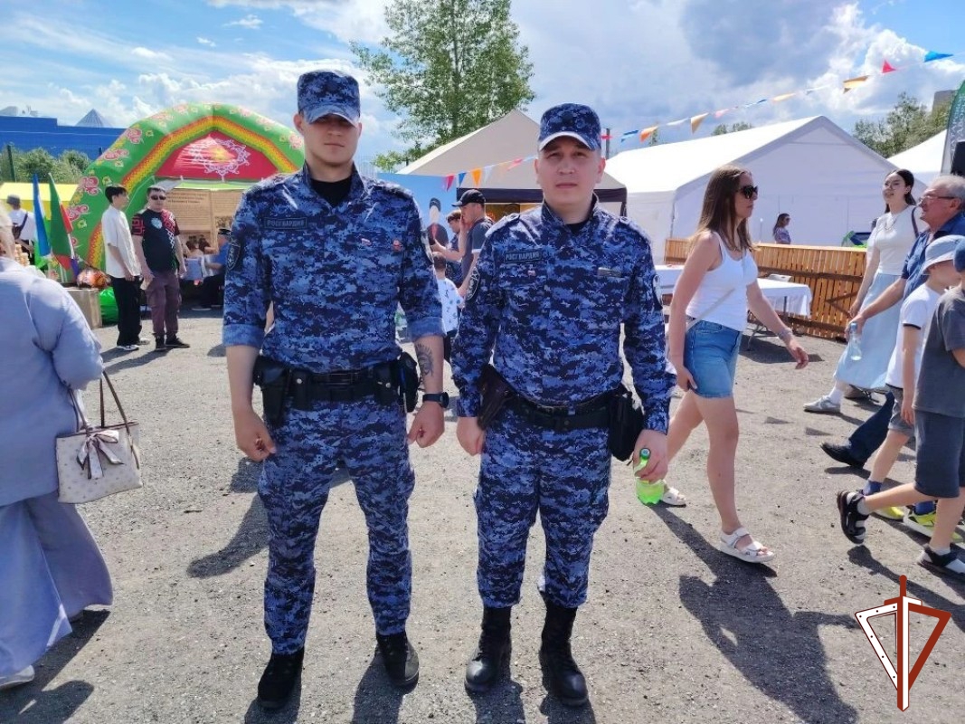 В Югре Росгвардия обеспечила правопорядок на мероприятиях национального праздника «Сабантуй»