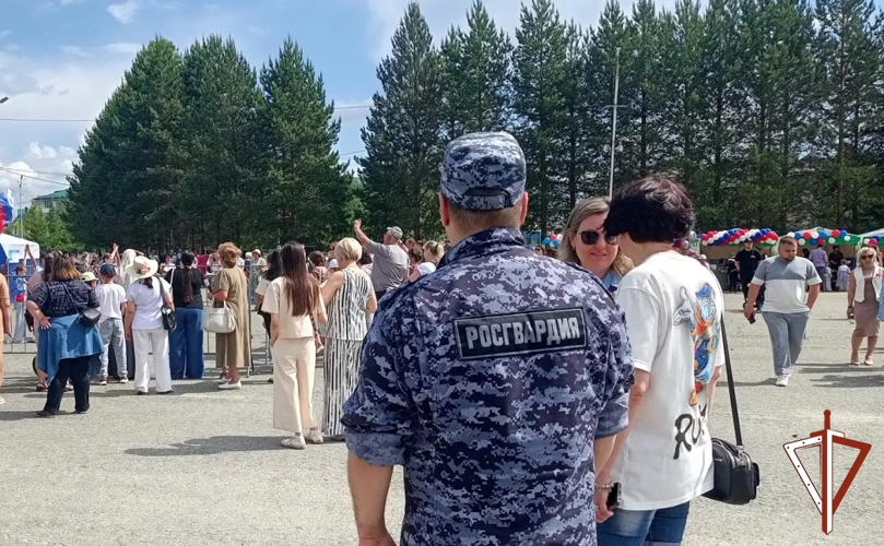 В Югре Росгвардия обеспечила безопасность празднования Дня России