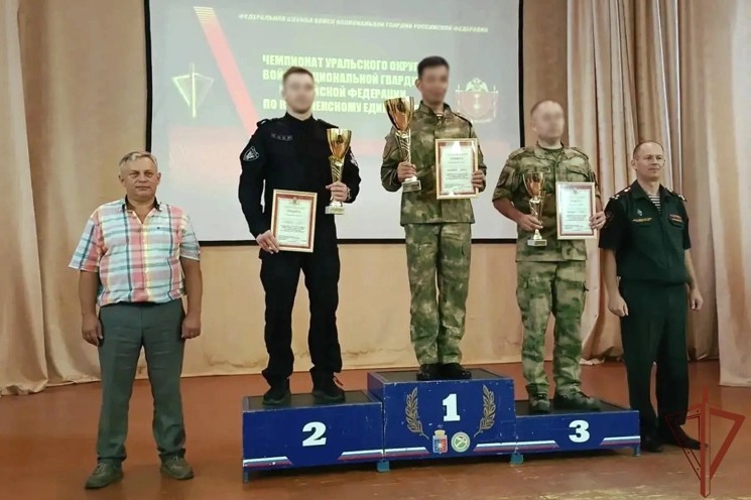 Лучшими бойцами Уральского округа Росгвардии стали военнослужащие озерского соединения по охране важных государственных объектов 