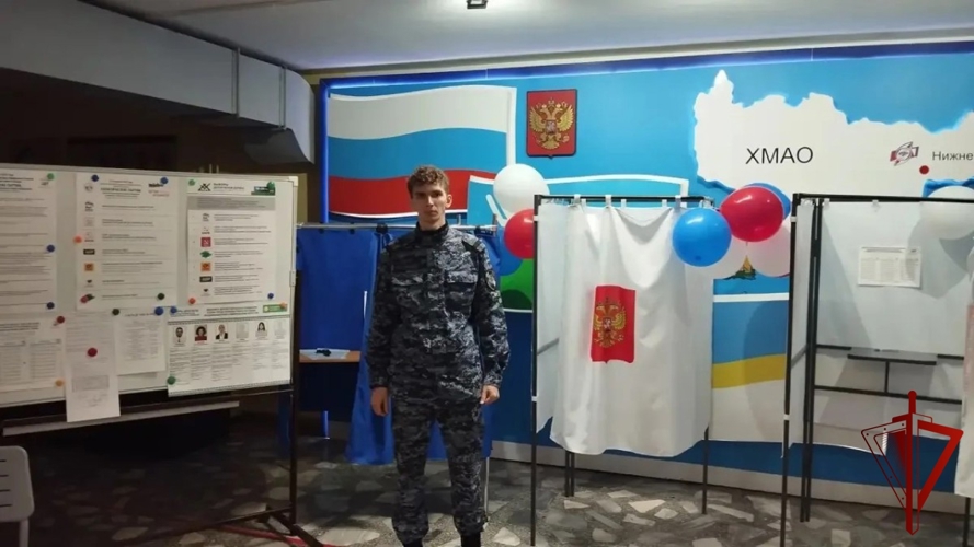 В Югре Росгвардия обеспечила безопасность при проведении Единого дня голосования