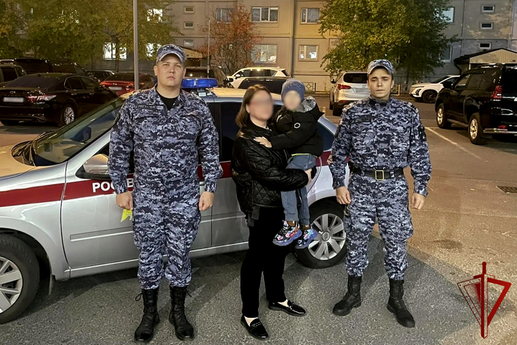 Патруль Росгвардии разыскал потерявшегося ребенка в Югре
