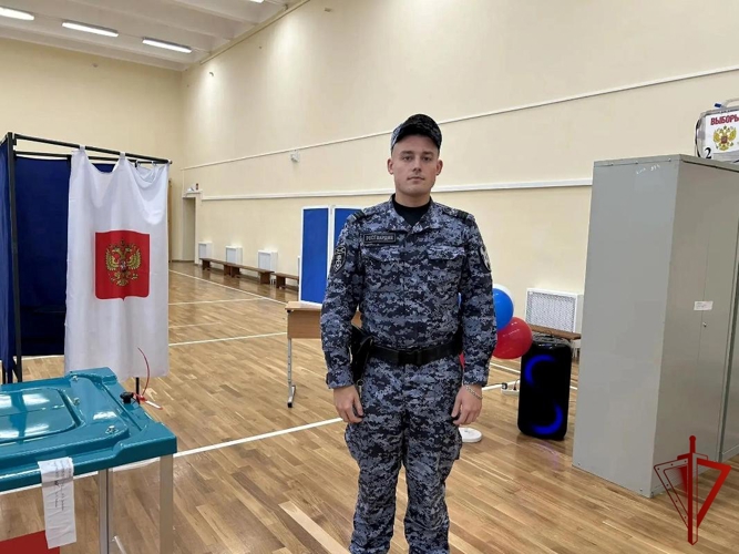 В Югре Росгвардия обеспечила безопасность при проведении Единого дня голосования